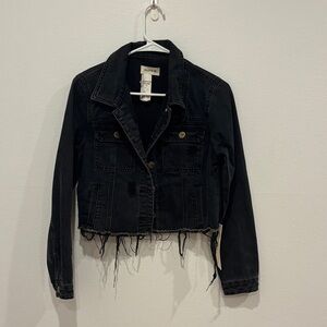Mono B Charcoal Denim Jacket